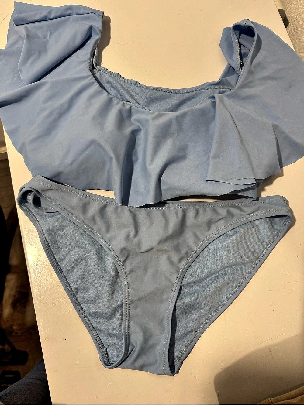 Blue Bikini Set Size Large Like New